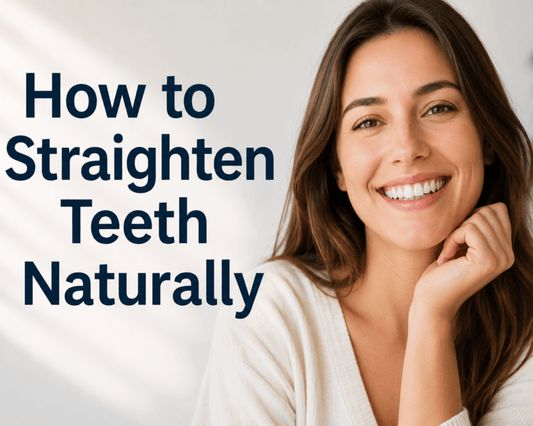 A woman with straight teeth