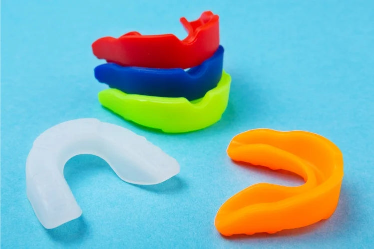 Colorful custom-fit mouth guards