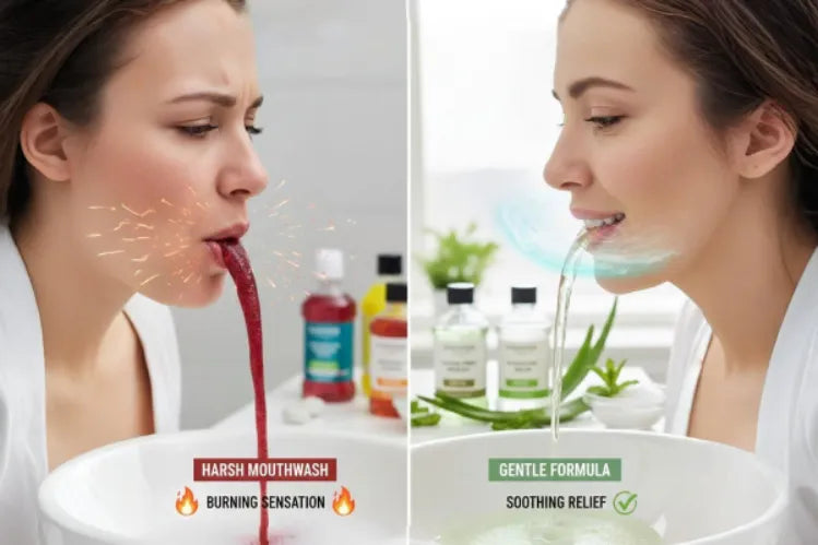 Why Mouthwash Burns: Common Causes & Safe Alternatives