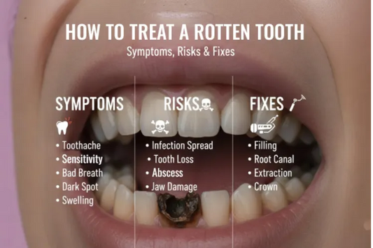 How to treat a rotten tooth