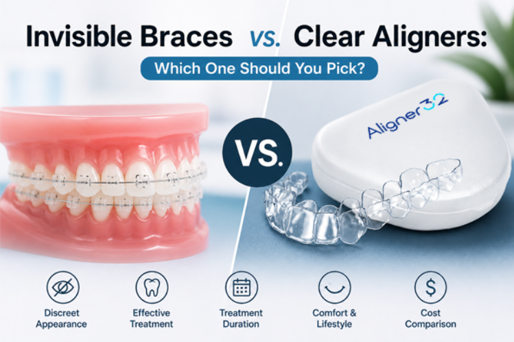  Invisible braces vs. Clear aligners: Which one should you pick?