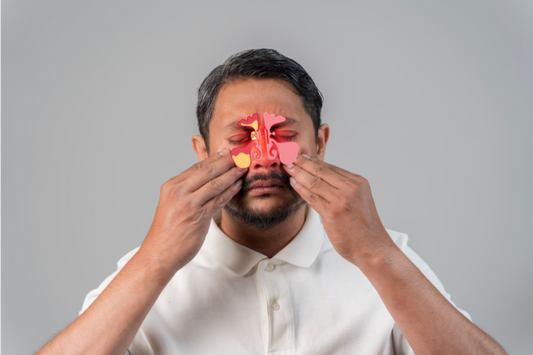 Man with sinus issues.