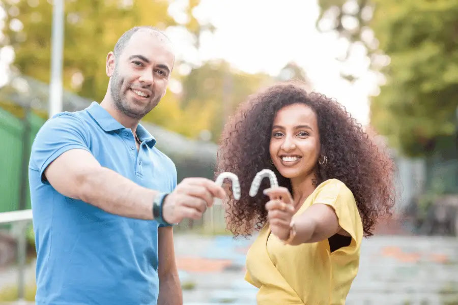 Teeth Straightening with clear aligners